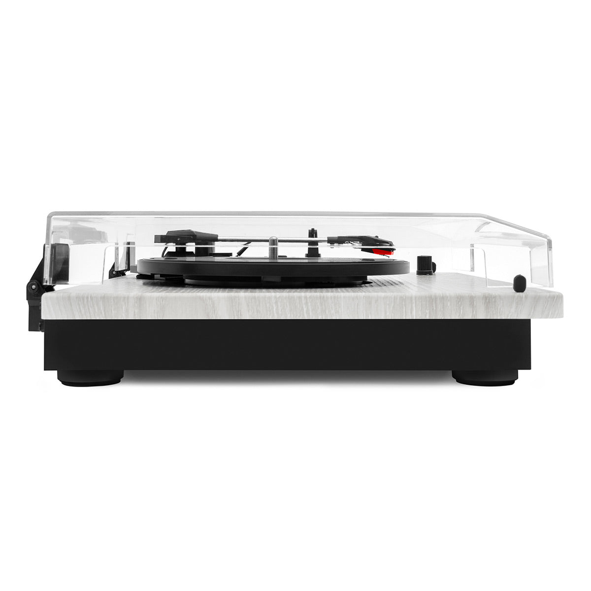 Montauk Bluetooth Turntable System with Bookshelf Speakers (White)
