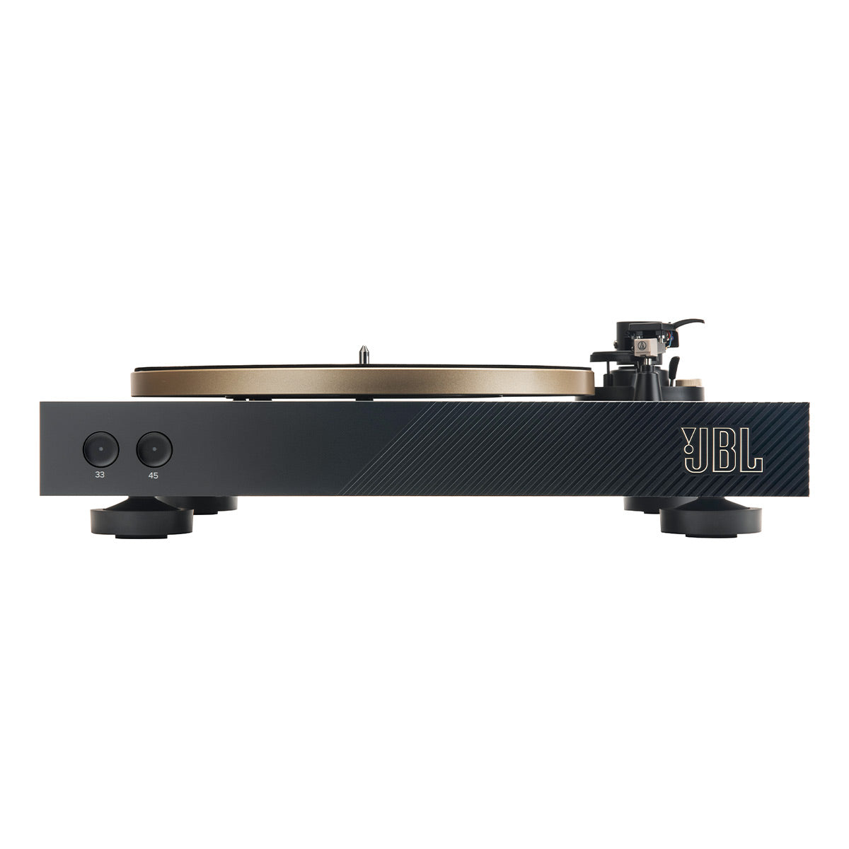 JBLSpinner BT Semi-Automatic Bluetooth Turntable with Authentics 500 Wireless Bluetooth Speaker (Black/Gold)