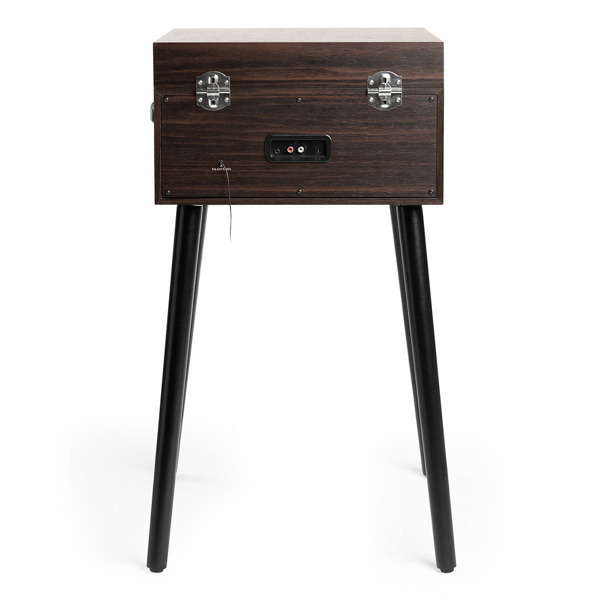 Liberty Bluetooth Record Player Stand with 3-Speed Turntable (Espresso)