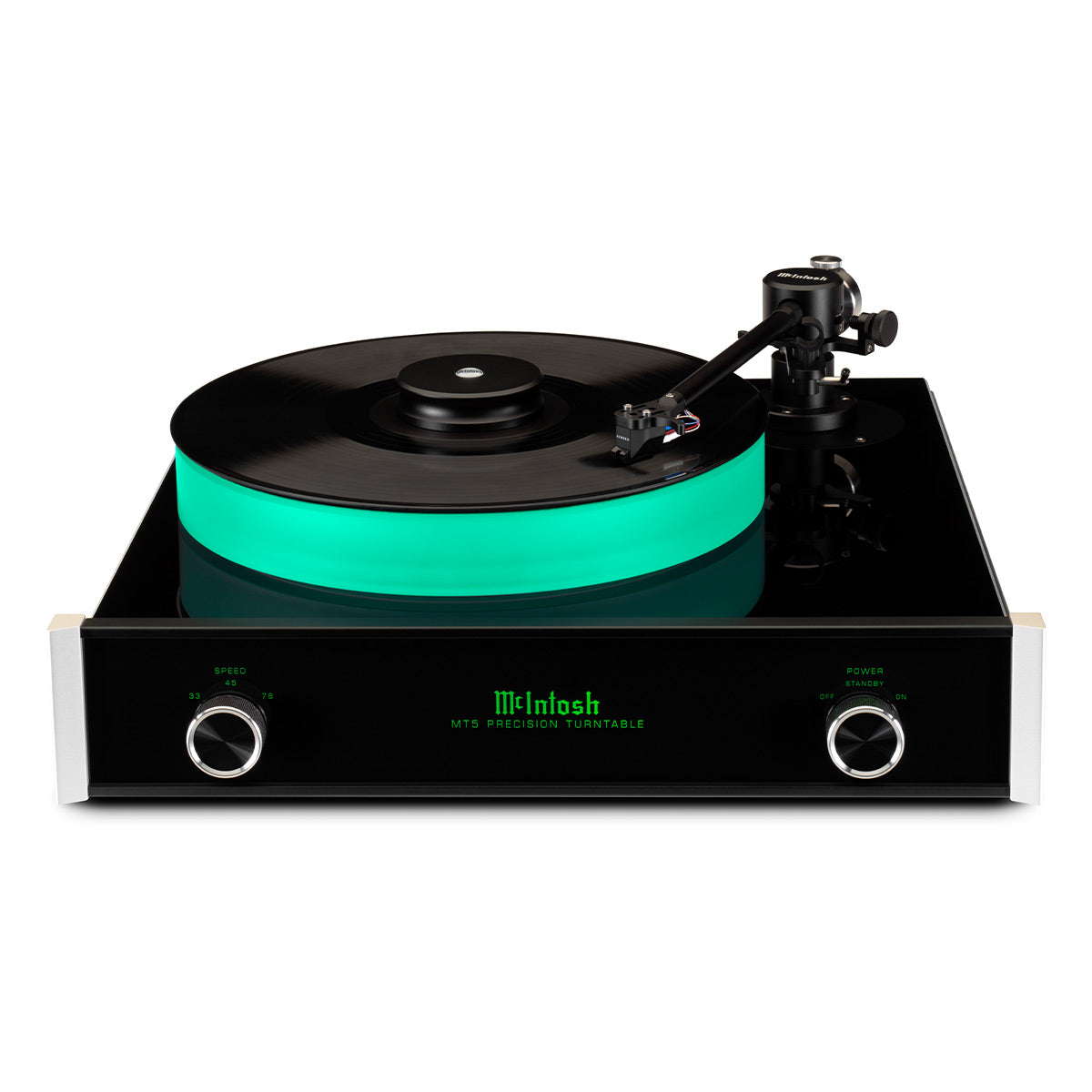 McIntoshMT5 Precision Turntable with Sumiko Amethyst MM Cartridge (Black)