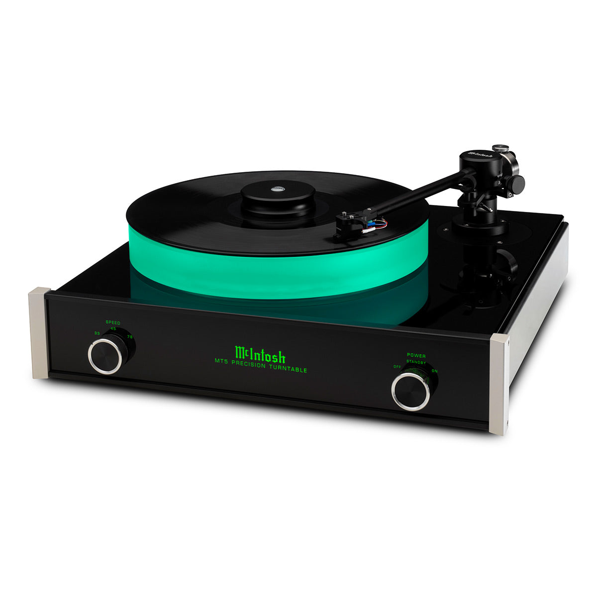 McIntoshMT5 Precision Turntable with Sumiko Amethyst MM Cartridge (Black)