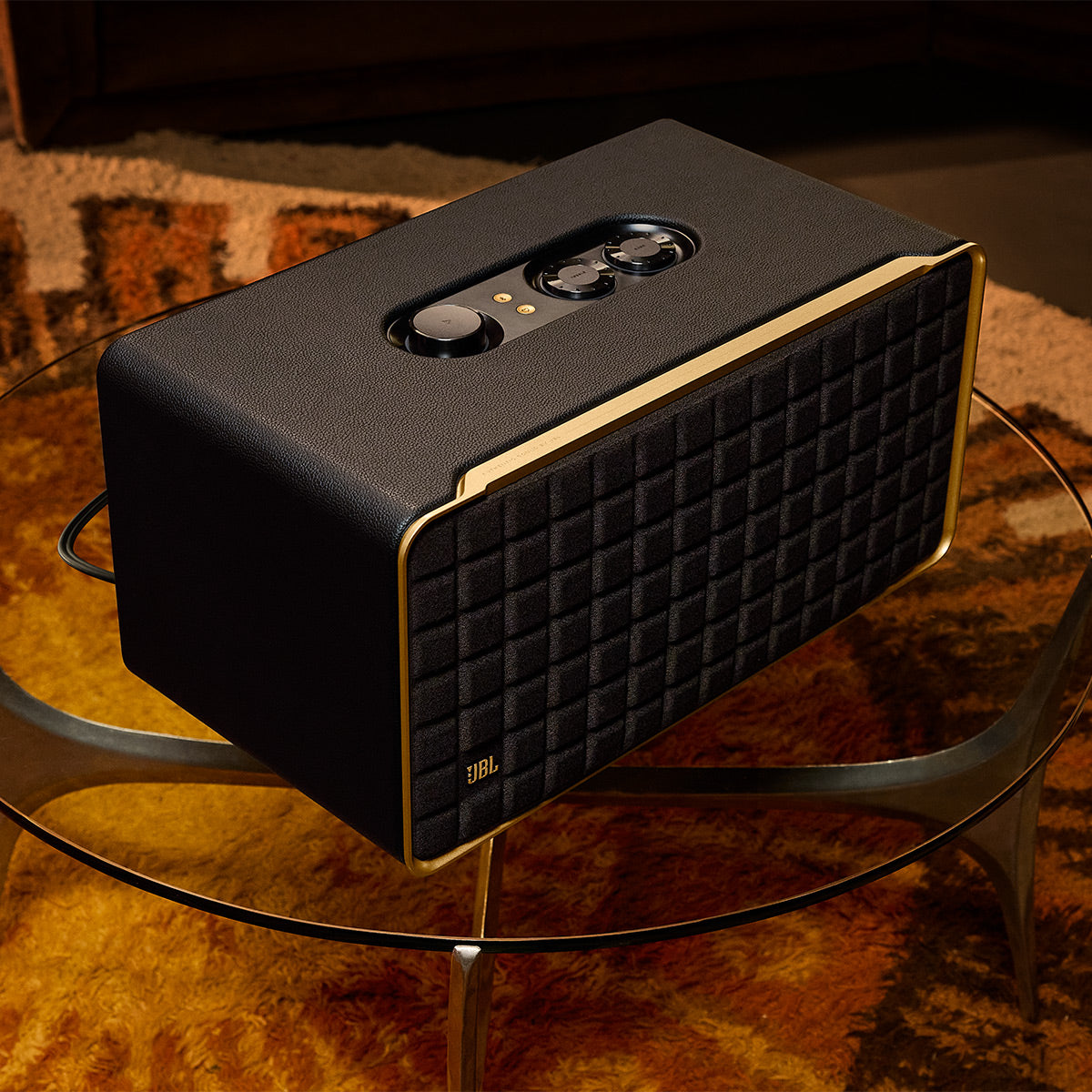 JBLSpinner BT Semi-Automatic Bluetooth Turntable with Authentics 500 Wireless Bluetooth Speaker (Black/Gold)