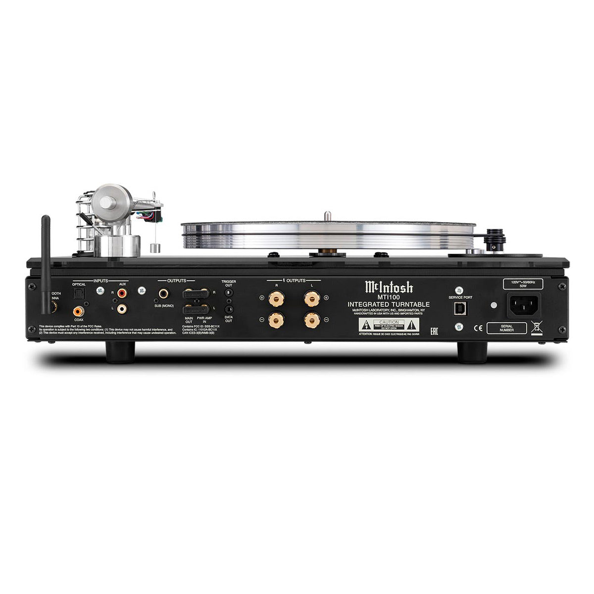 McIntoshMTI100 Integrated Turntable with Built-In Preamp & Amp
