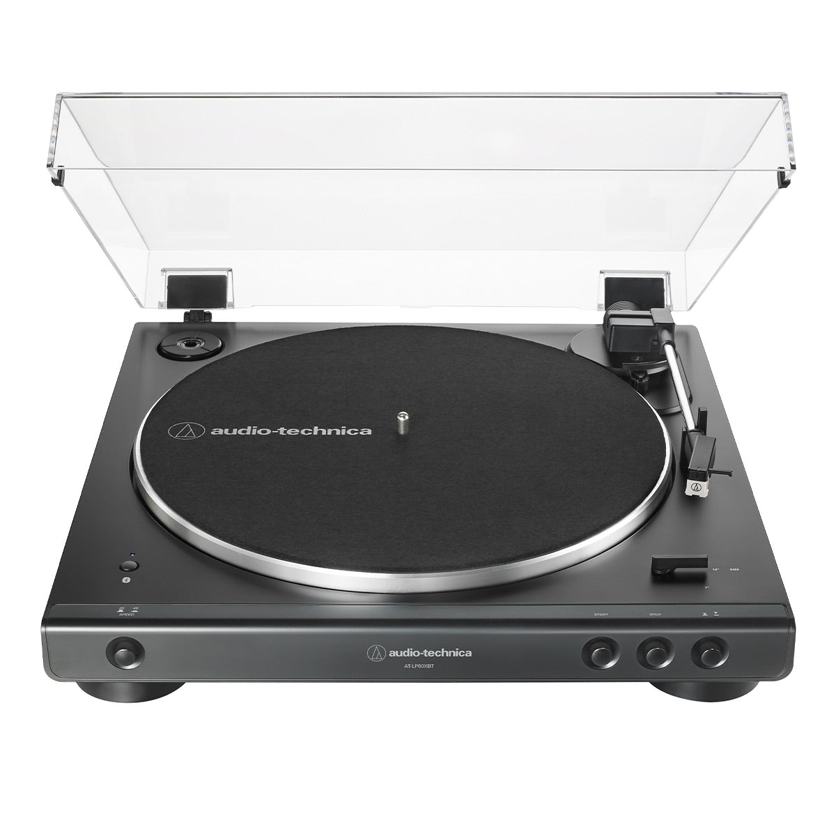 AudioTechnica AT-LP60XBT-BK Fully Automatic Belt-Drive Stereo Turntable with Bluetooth (Black)