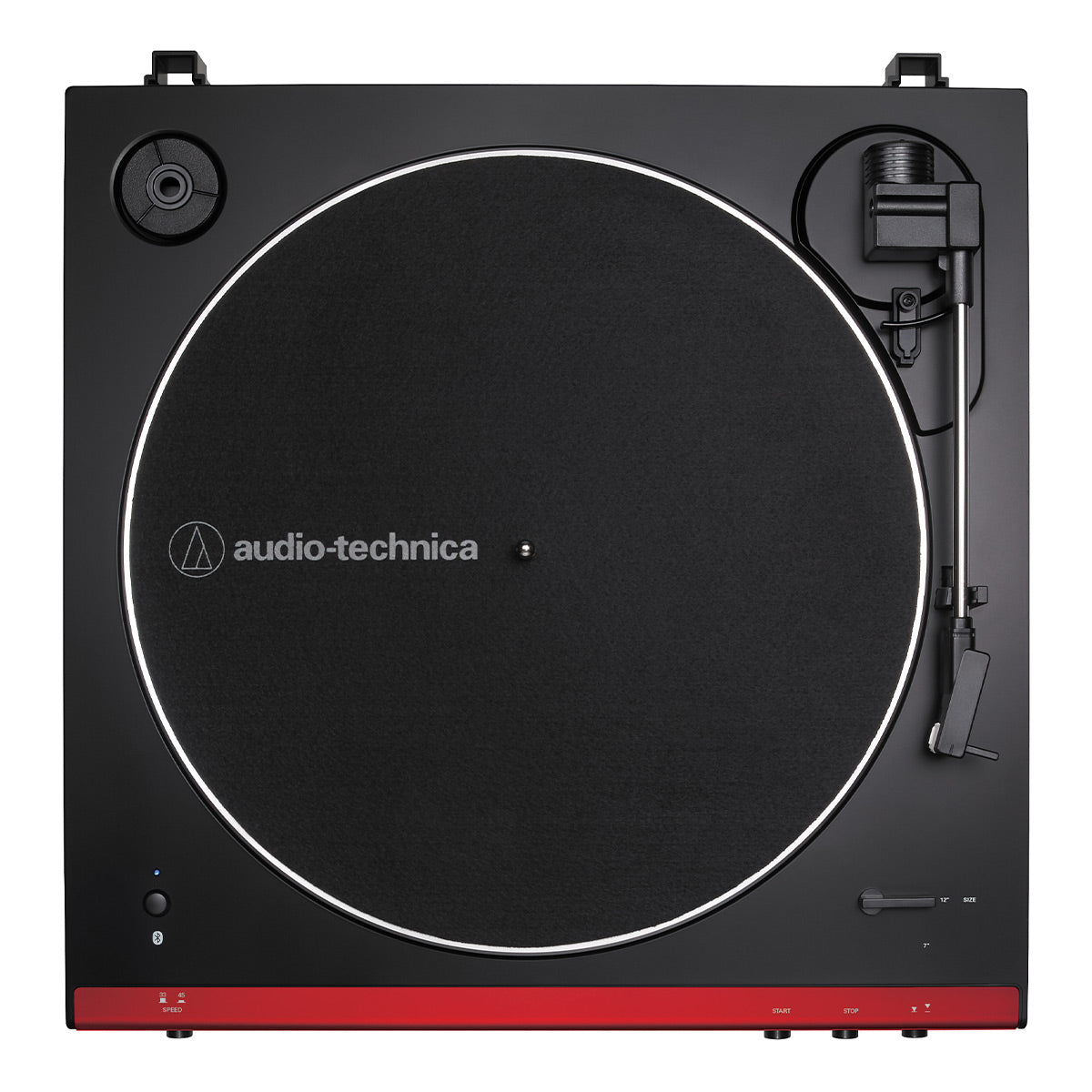 AudioTechnica AT-LP60XBT-RD Fully Automatic Belt-Drive Stereo Turntable with Bluetooth (Red)