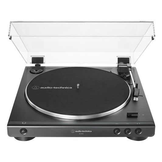 AudioTechnica AT-LP60X-BK Fully Automatic Belt-Drive Stereo Turntable (Black)