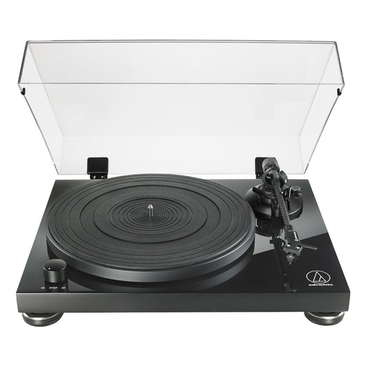 AudioTechnica AT-LPW50PB Fully Manual Belt-Drive Turntable (Piano Black)