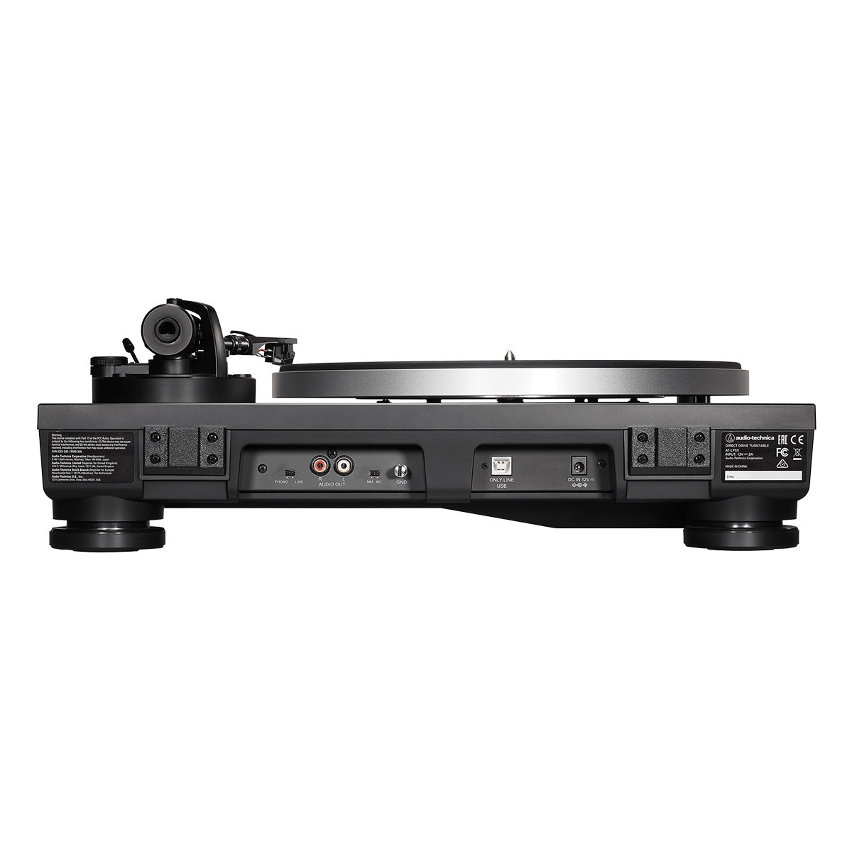 AudioTechnica AT-LP5X Fully Manual Direct Drive Turntable (Black)