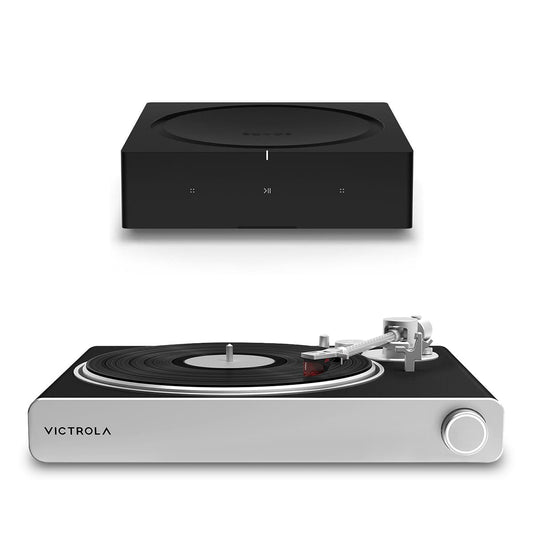 Stream Carbon Turntable with Sonos Amp Wireless Hi-Fi Player