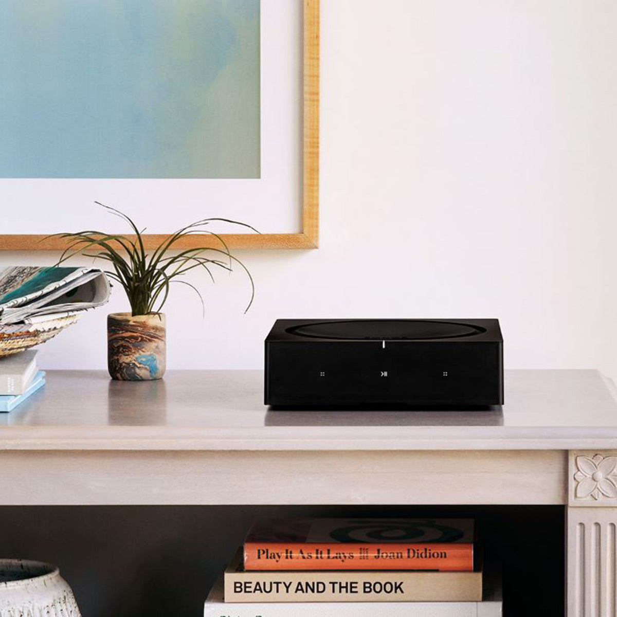 Stream Carbon Turntable with Sonos Amp Wireless Hi-Fi Player