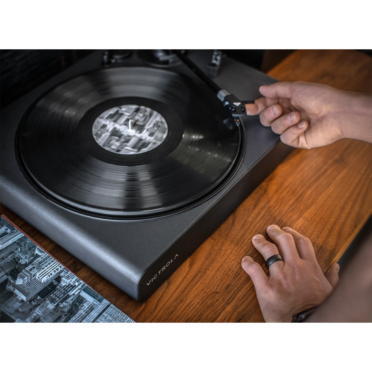 Stream Onyx Works with Sonos Wireless Turntable with Sonos Amp Wireless Hi-Fi Player