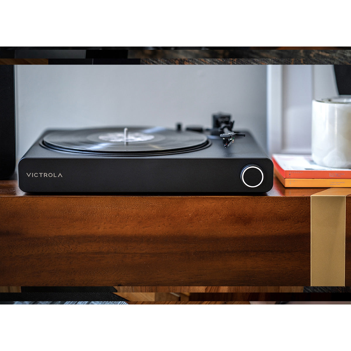 Stream Onyx Works with Sonos Wireless Turntable with Sonos Amp Wireless Hi-Fi Player