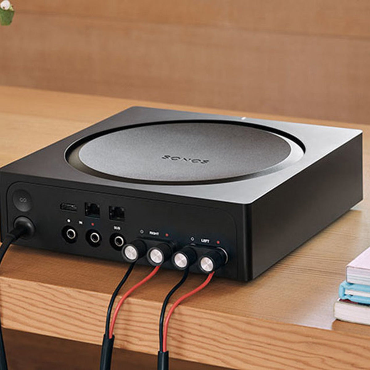 Stream Onyx Works with Sonos Wireless Turntable with Sonos Amp Wireless Hi-Fi Player