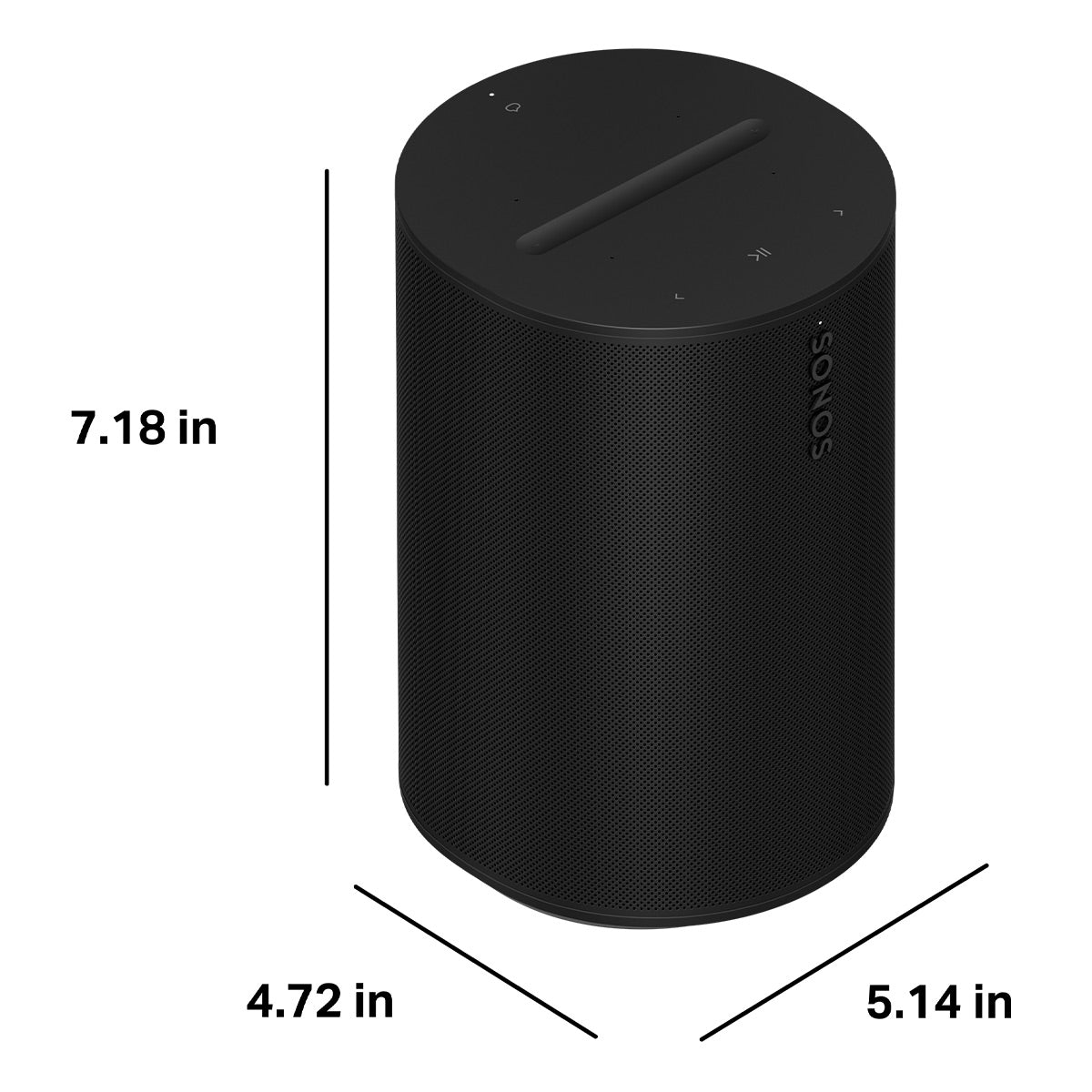 Stream Onyx Works with Sonos Wireless Turntable with Pair of Sonos Era 100 Wireless Smart Speaker (Black)