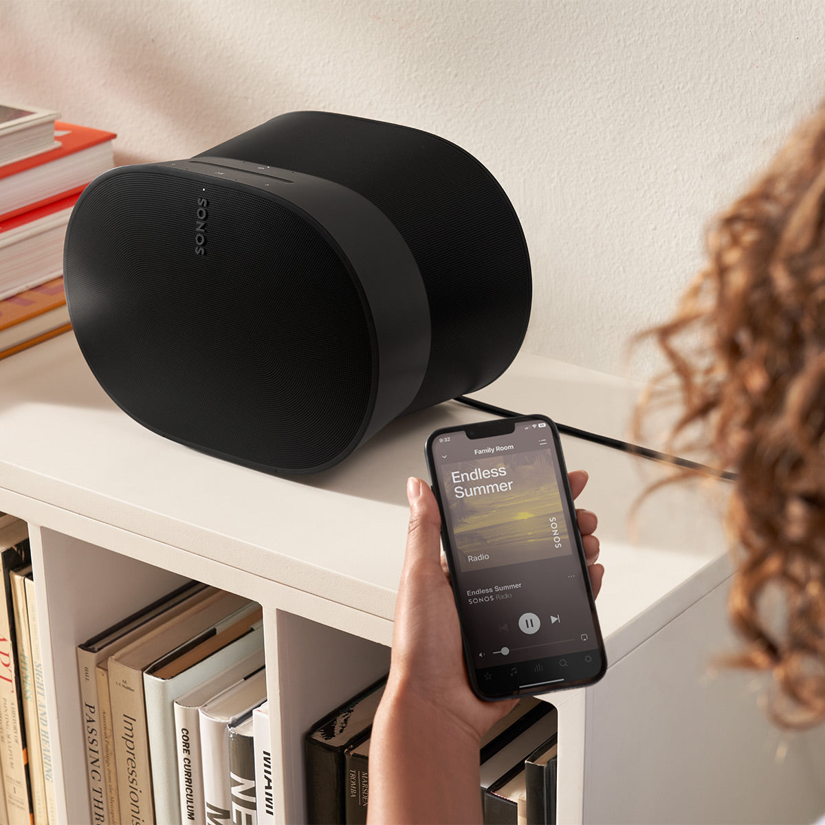 Stream Onyx Works with Sonos Wireless Turntable with 2-Speeds with Sonos Era 300 Wireless Smart Speaker (Black)
