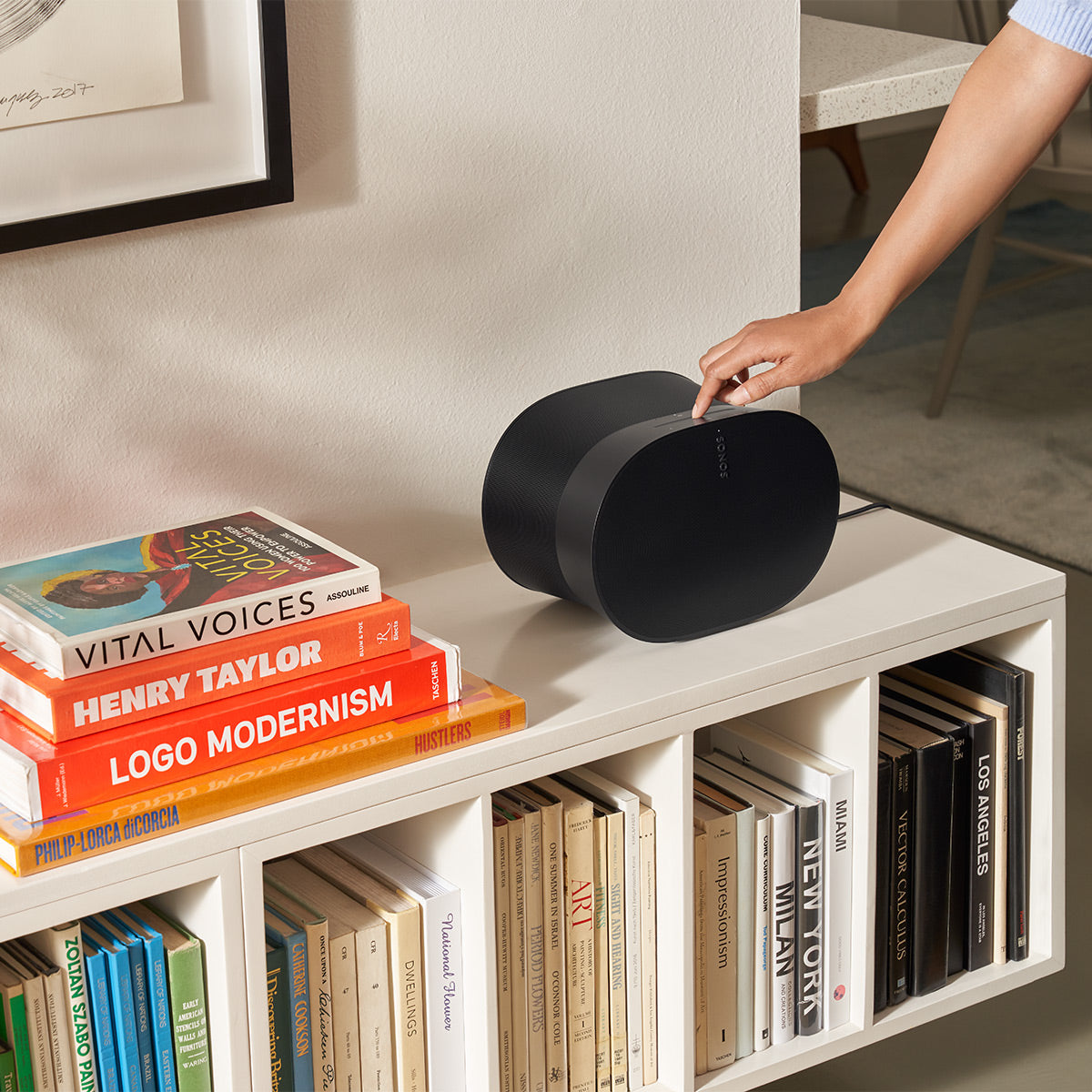 Stream Onyx Works with Sonos Wireless Turntable with 2-Speeds with Sonos Era 300 Wireless Smart Speaker (Black)