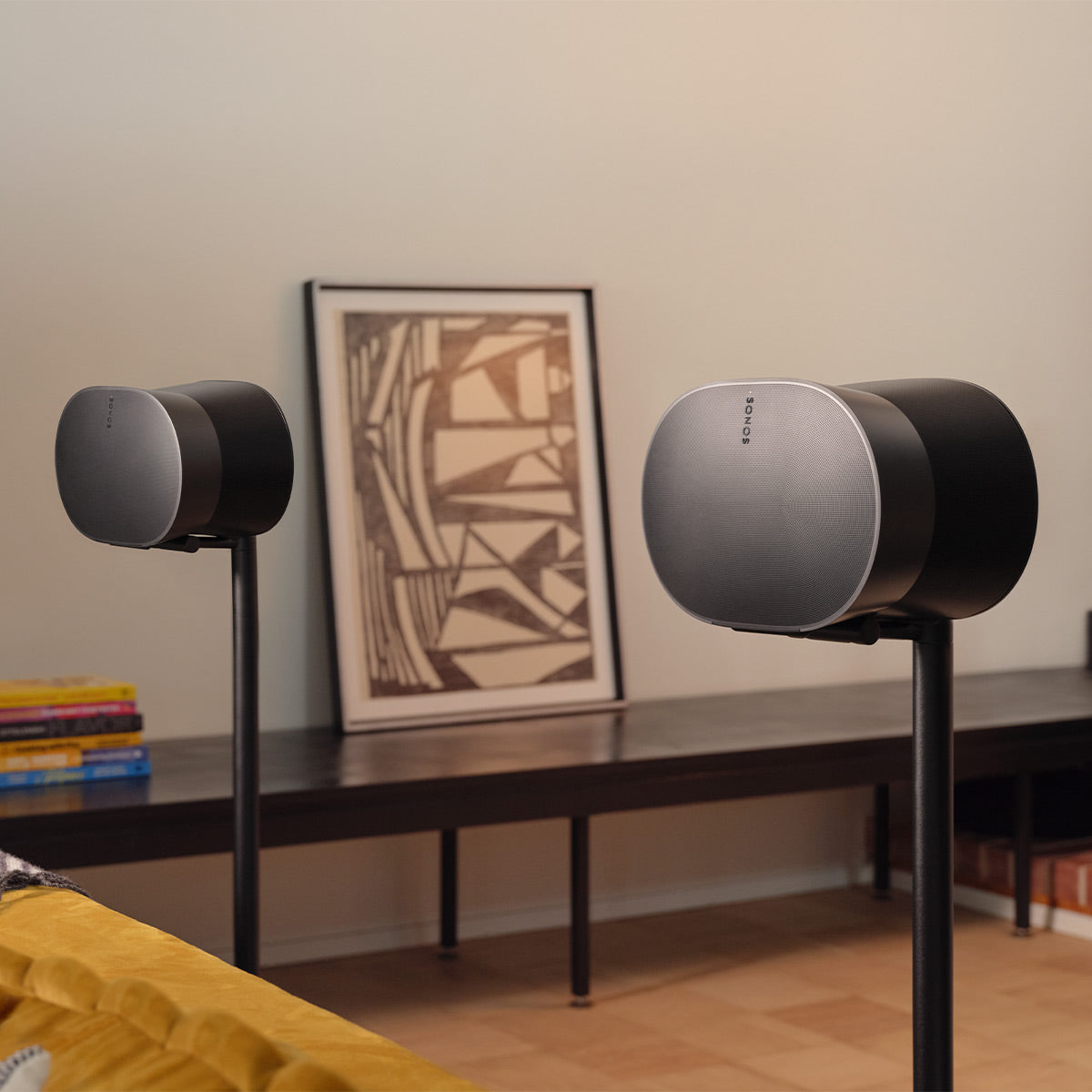 Stream Onyx Works with Sonos Wireless Turntable with 2-Speeds with Sonos Era 300 Wireless Smart Speaker (Black)