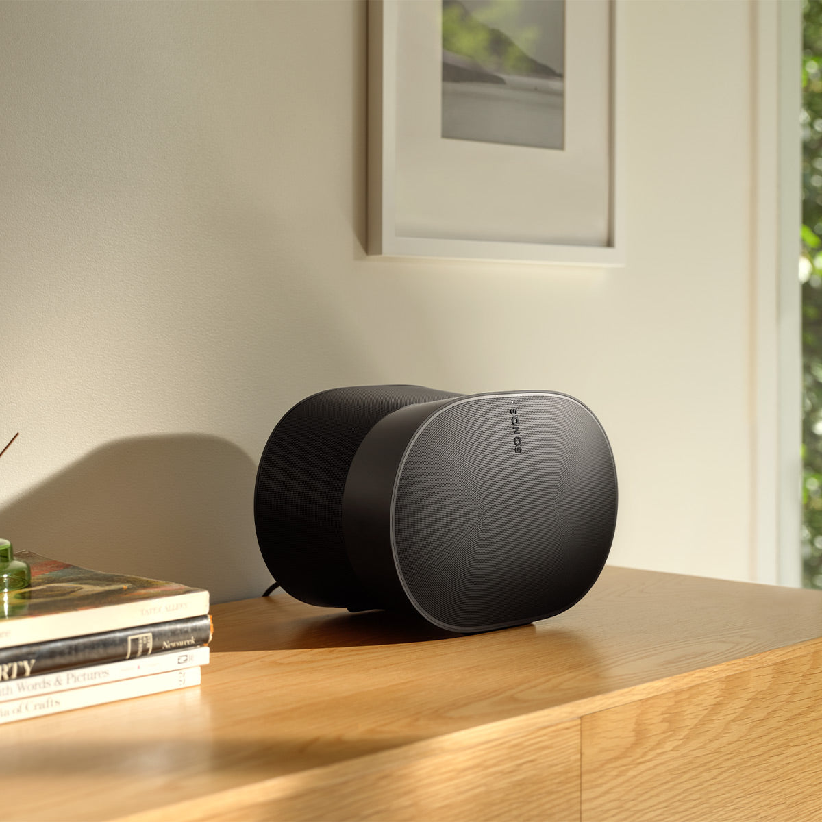 Stream Onyx Works with Sonos Wireless Turntable with 2-Speeds with Sonos Era 300 Wireless Smart Speaker (Black)