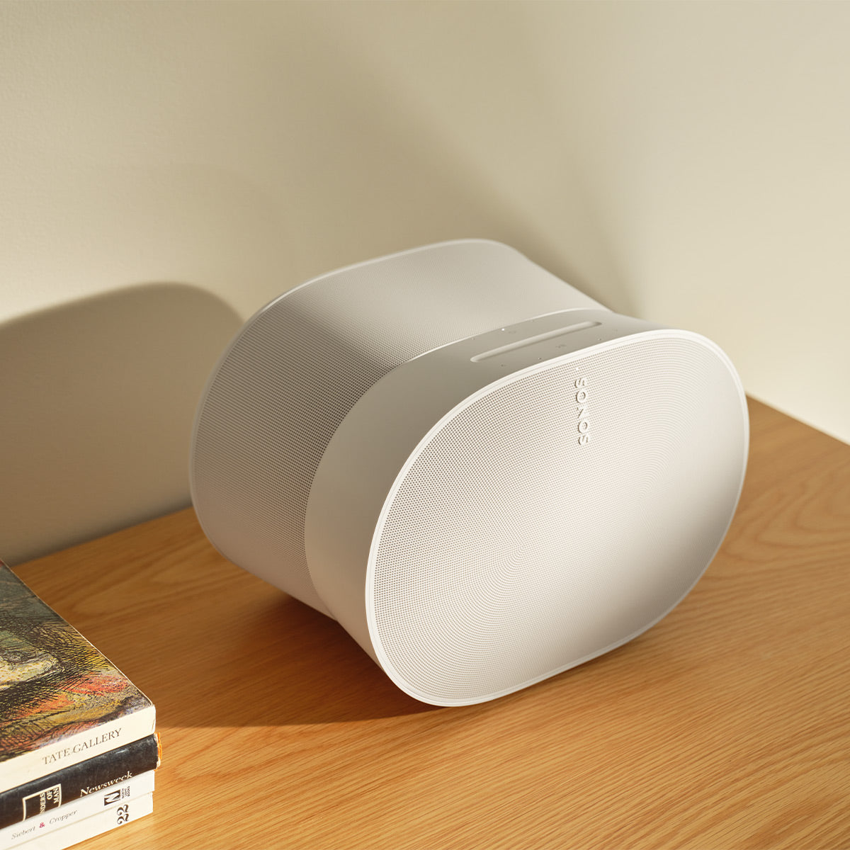 Stream Onyx Works with Sonos Wireless Turntable with Pair of Sonos Era 300 Wireless Smart Speaker (White)