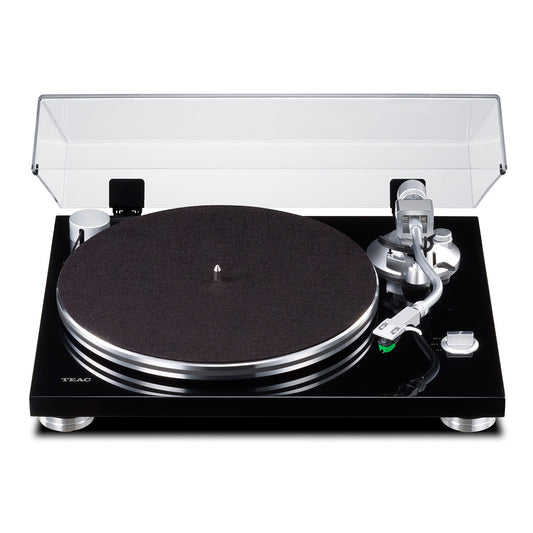 TN-3B-SE Manual Belt-Drive Turntable with SAEC Tonearm, Built-In Phono Amp, Anti-Skate, and Pre-Installed Audio-Technica MM Cartridge (Black)