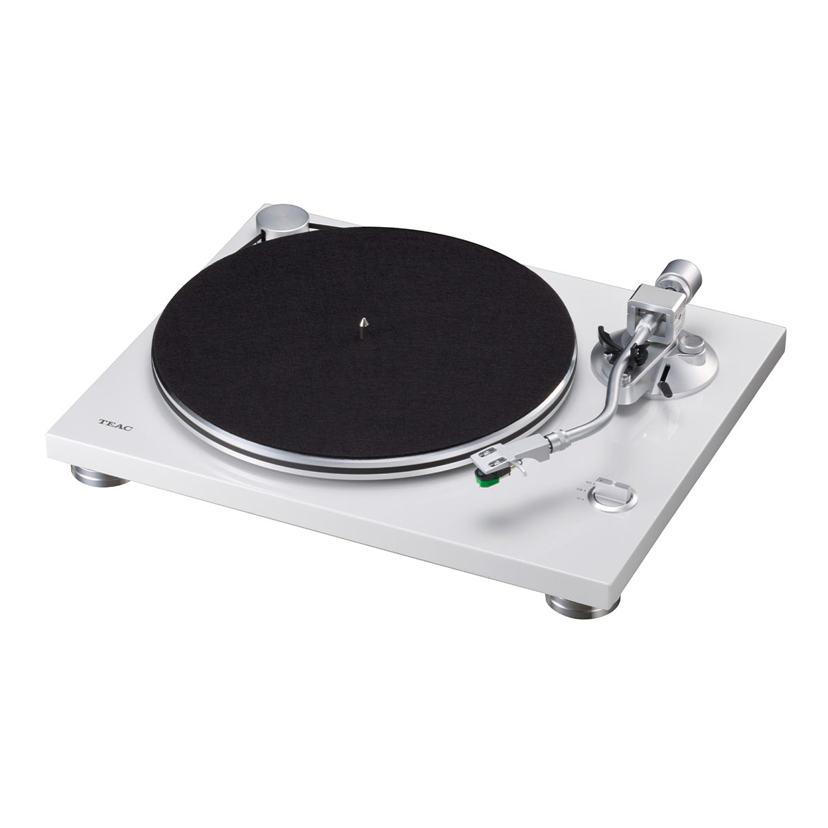 TN-3B-SE Belt-Drive Turntable with SAEC Tonearm, Built-In Phono Amp, Anti-Skate, and Pre-Installed Audio-Technica MM Cartridge (White)