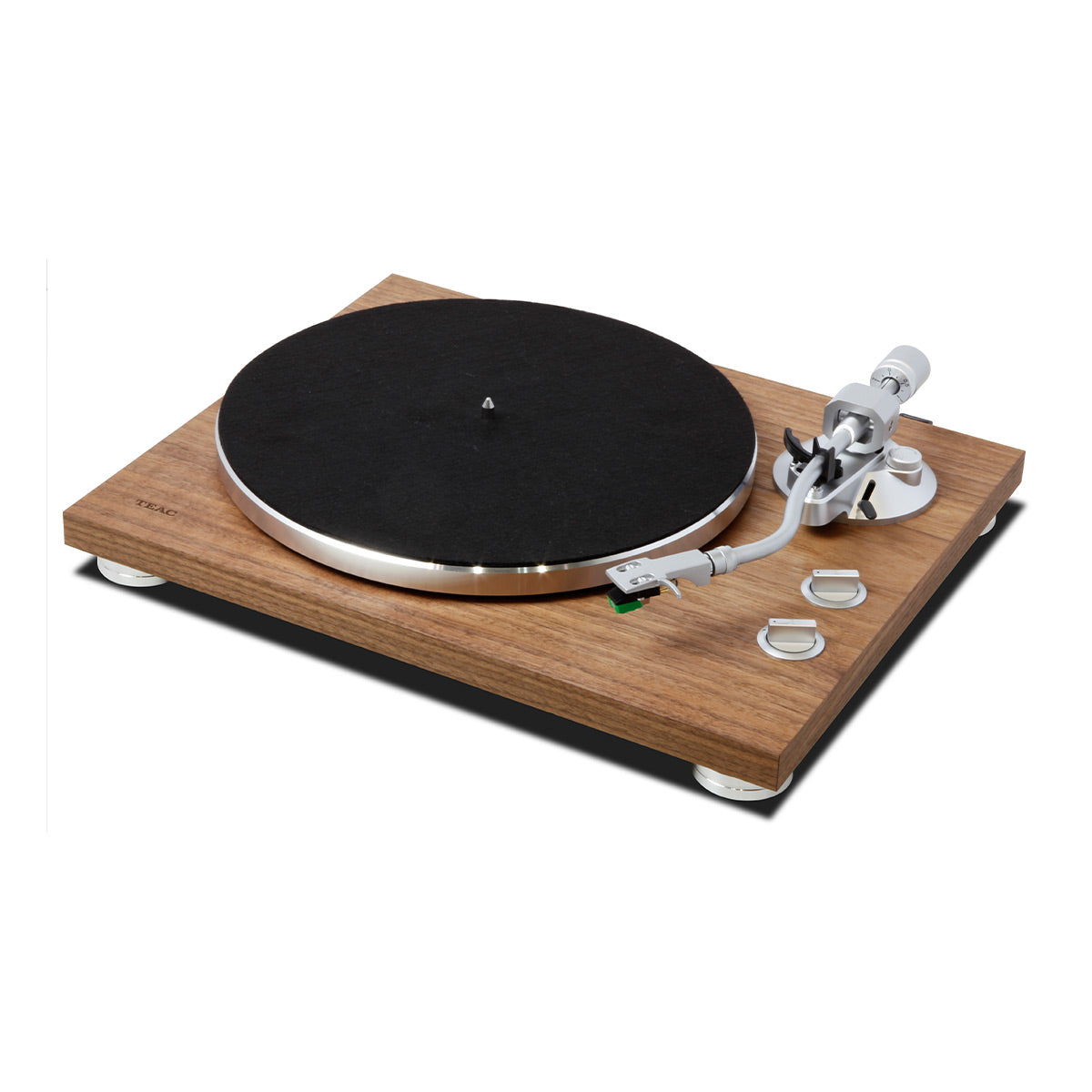 TN-400BT-X Belt-Drive Turntable with Bluetooth, Built-In Phono Amp, Anti-Skate, and Pre-Installed Audio-Technica MM Cartridge (Walnut)