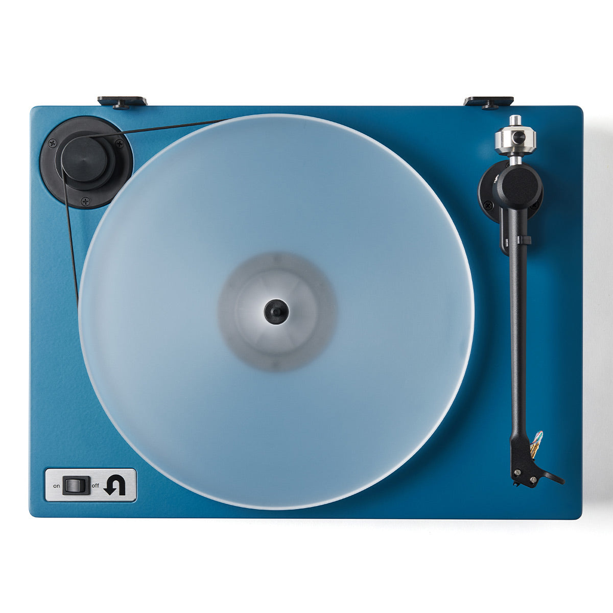UTurn Audio Orbit 2 Plus Turntable with Built-in Preamp and Ortofon OM 5E Cartridge (Blue)