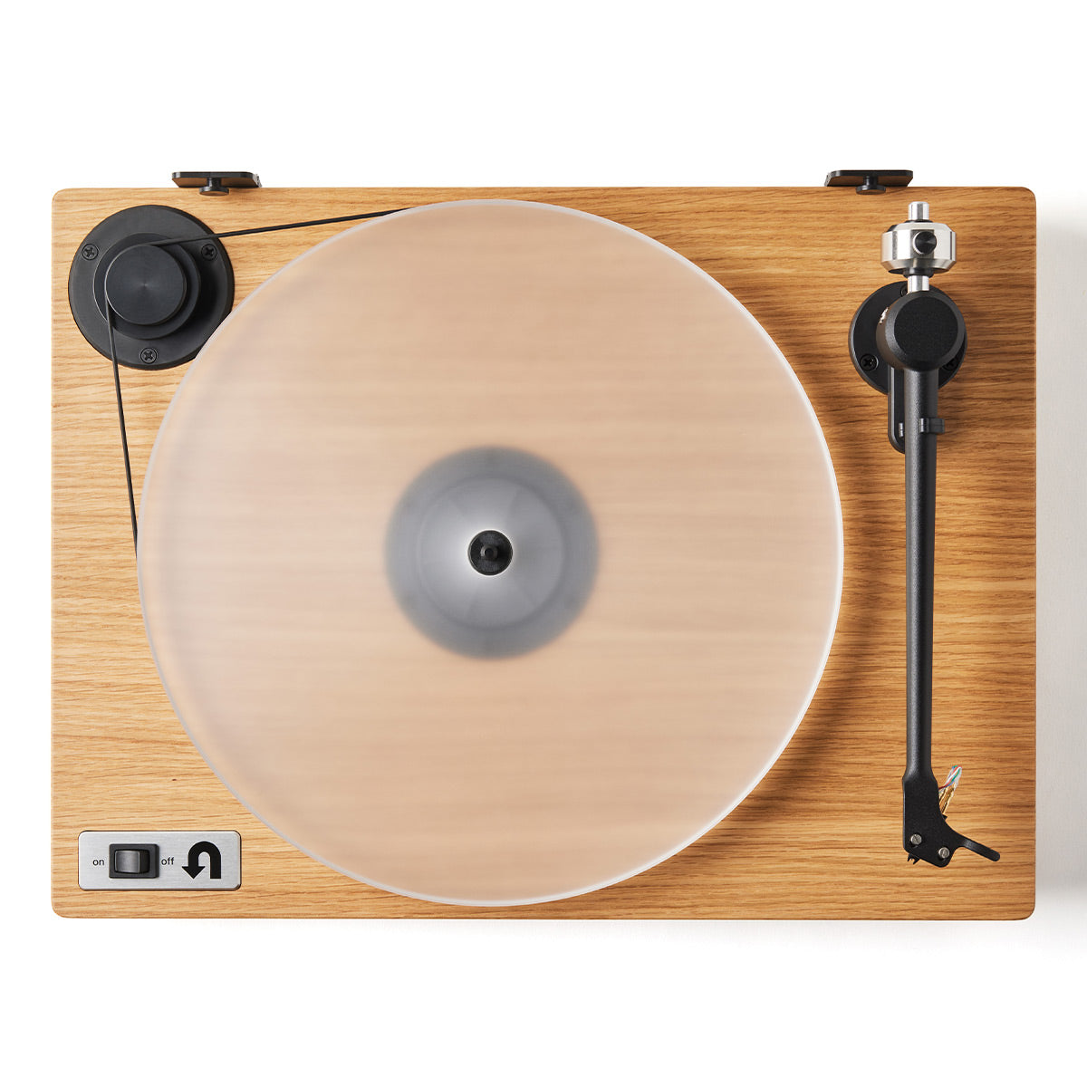 UTurn Audio Orbit 2 Plus Turntable with Built-in Preamp and Ortofon OM 5E Cartridge (Oak)
