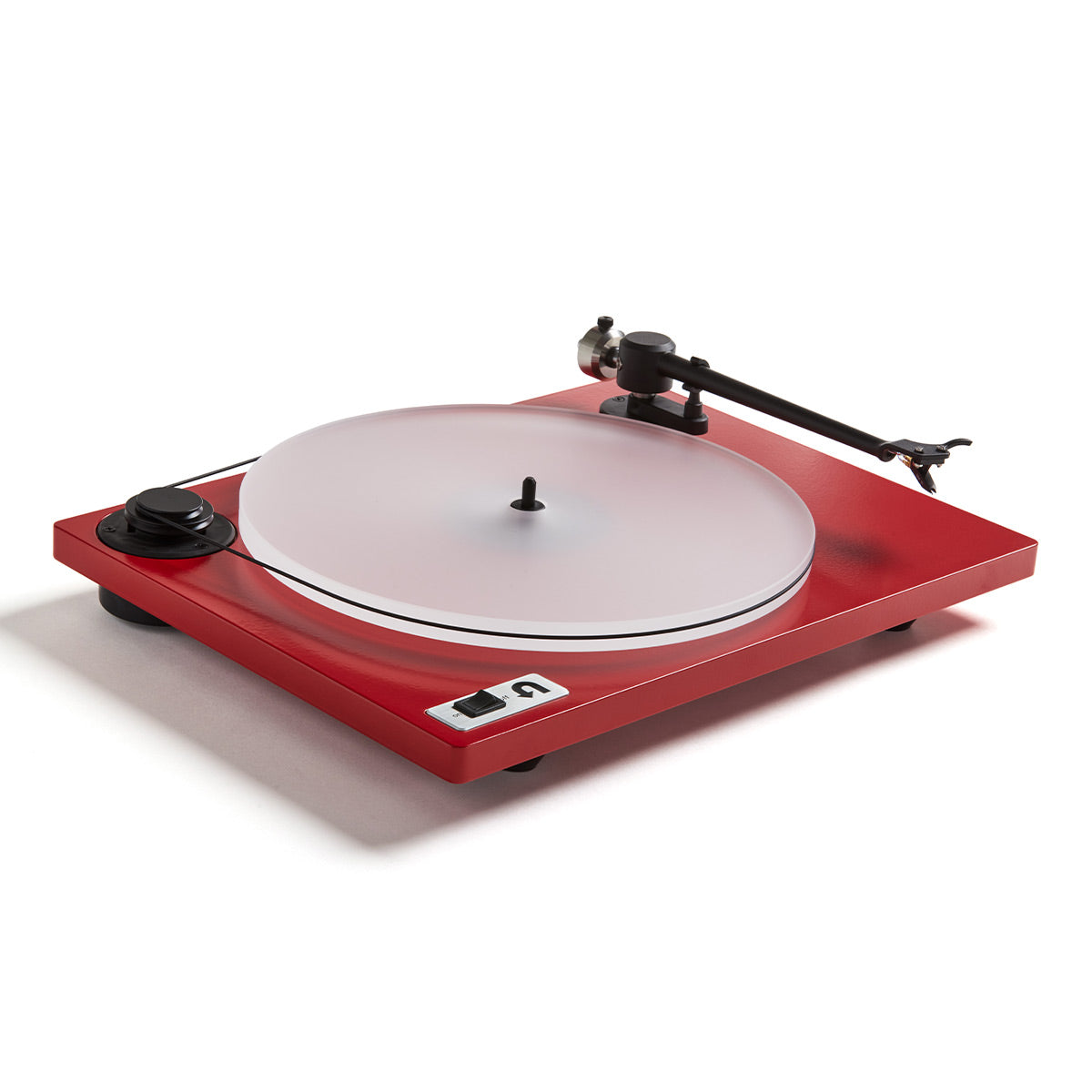 UTurn Audio Orbit 2 Plus Turntable with Built-in Preamp and Ortofon OM 5E Cartridge (Red)