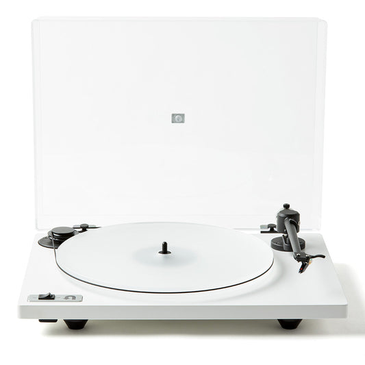 UTurn Audio Orbit 2 Plus Turntable with Built-in Preamp and Ortofon OM 5E Cartridge (White)