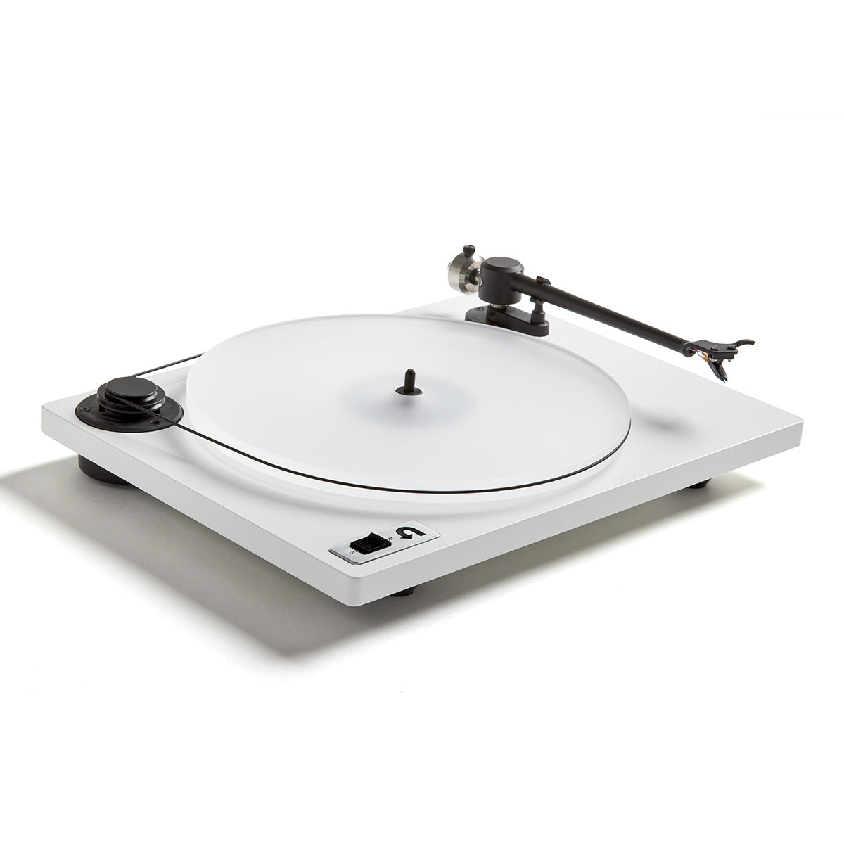 UTurn Audio Orbit 2 Plus Turntable with Built-in Preamp and Ortofon OM 5E Cartridge (White)