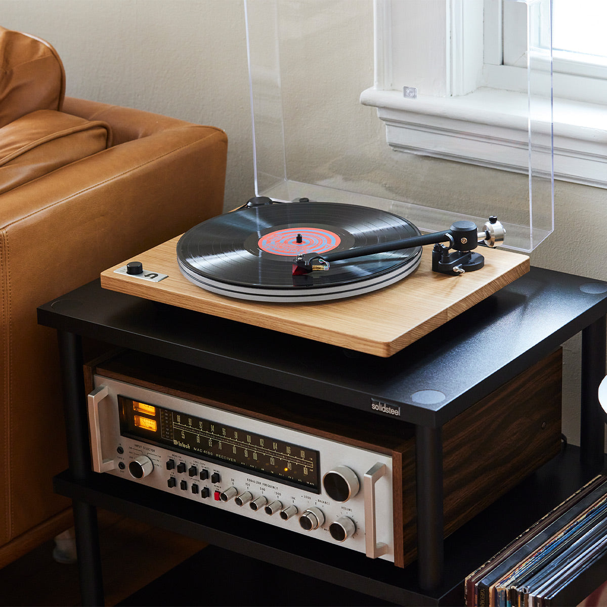 UTurn Audio Orbit 2 Special Turntable with Ortofon 2M Red Cartridge (Oak)