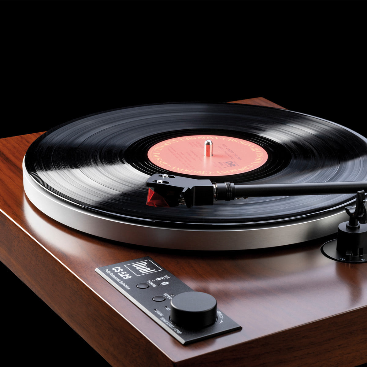 CS 529 Fully Automatic 3-Speed Turntable with Bluetooth (Walnut)