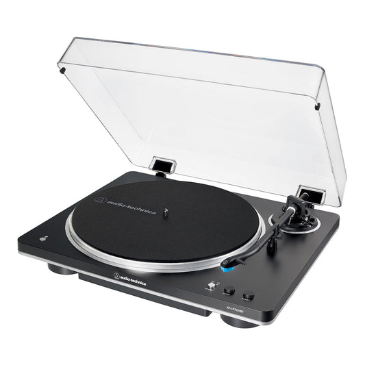 AudioTechnica AT-LP70XBT Fully-Automatic Bluetooth Wireless Turntable (Black/Silver)