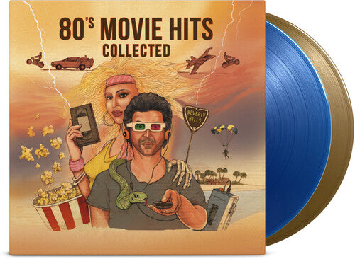 80's Movie Hits Collected / Various: 80's Movie Hits Collected / Various - Limited 180-Gram Translucent Blue & Gold Colored Vinyl - VINYL LP