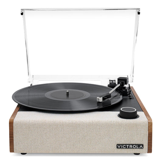 Eastwood II Bluetooth Turntable with Built-In Speakers (Oak)