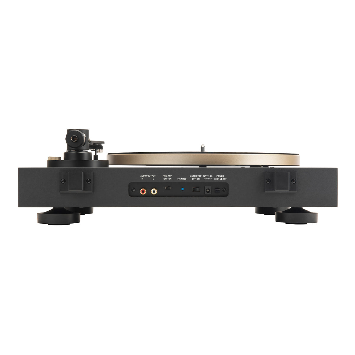 JBLSpinner BT Semi-Automatic Bluetooth Turntable with Authentics 500 Wireless Bluetooth Speaker (Black/Gold)