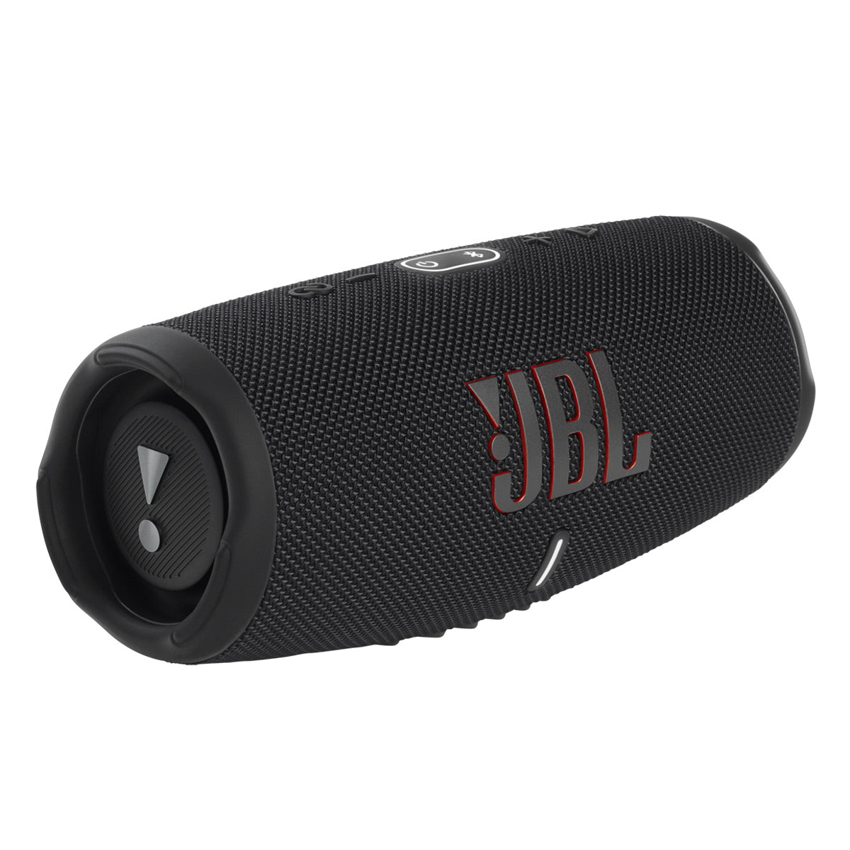 JBLSpinner BT Semi-Automatic Bluetooth Turntable (Black/Orange) with Charge 5 Portable Bluetooth Speaker (Black)